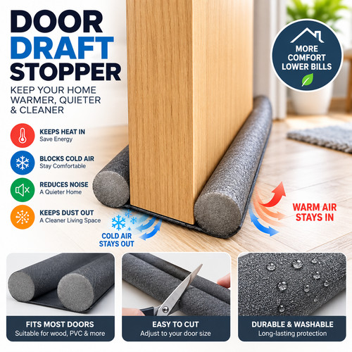 Under door foam strip draught - under,