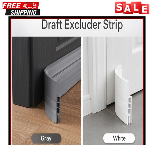 Door draft excluder - strip, self