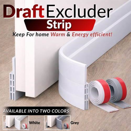 Door draft excluder - door, strip