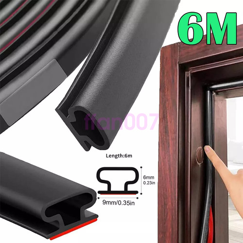 Shape rubber weather seal - 6m,