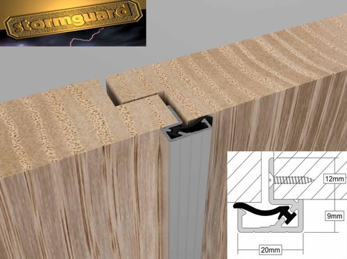 Double door seal rebate - seal,