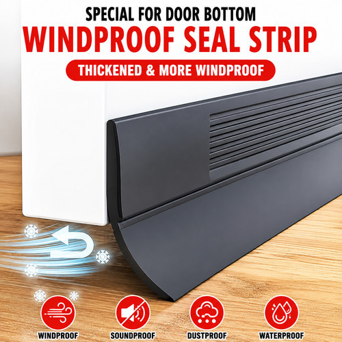 Door bottom seal - strip, self