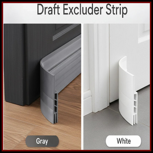 Door draft excluder strip - door,