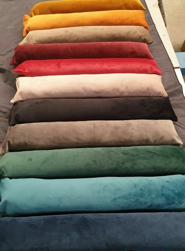 Plush velvet fabric draught - plush,